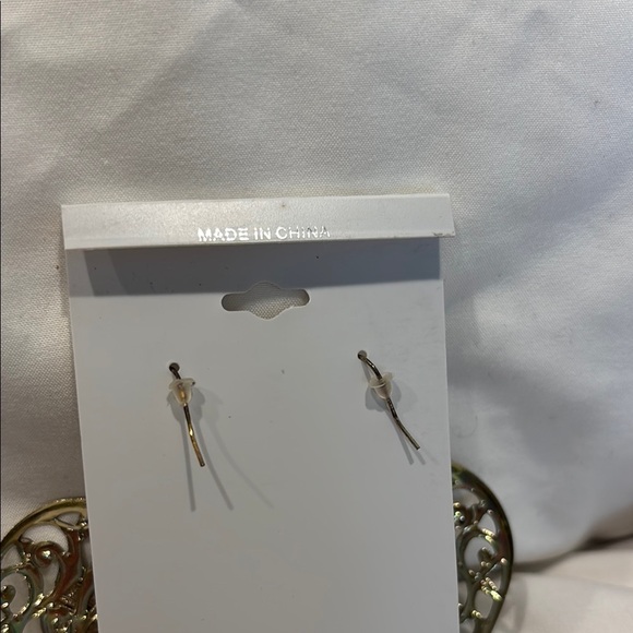 Statement Lion Heart Earrings – Bold Filigree Design – New on Card - Picture 6 of 6